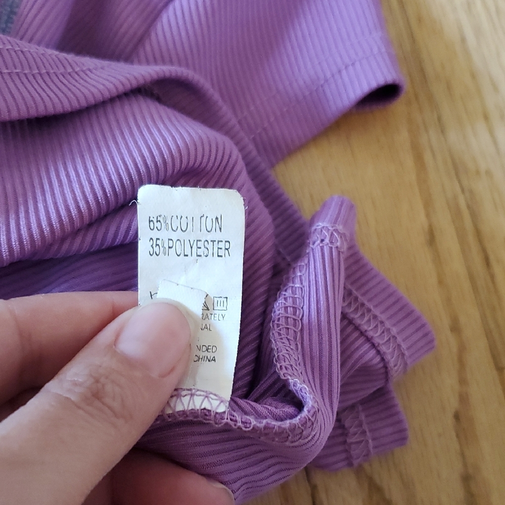 Source Unknown Women's Crop Tops - Pink, Purple, Light Blue - Picture 3 of 4